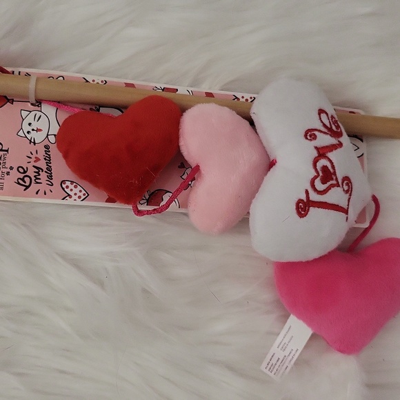 Brand New AFP VALENTINE HEARTS CAT TEASER TOY - Picture 3 of 3